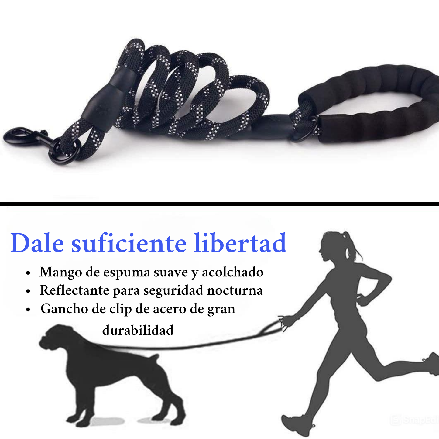 Correa reflectante