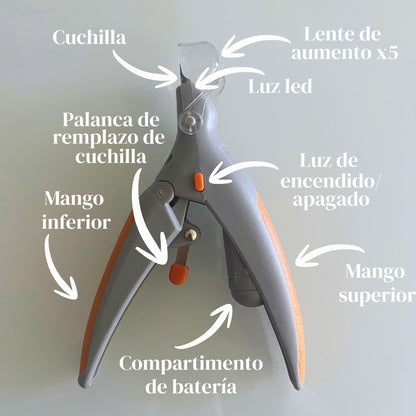 Corta Garras con Led de precisión para gatos - Grimpol